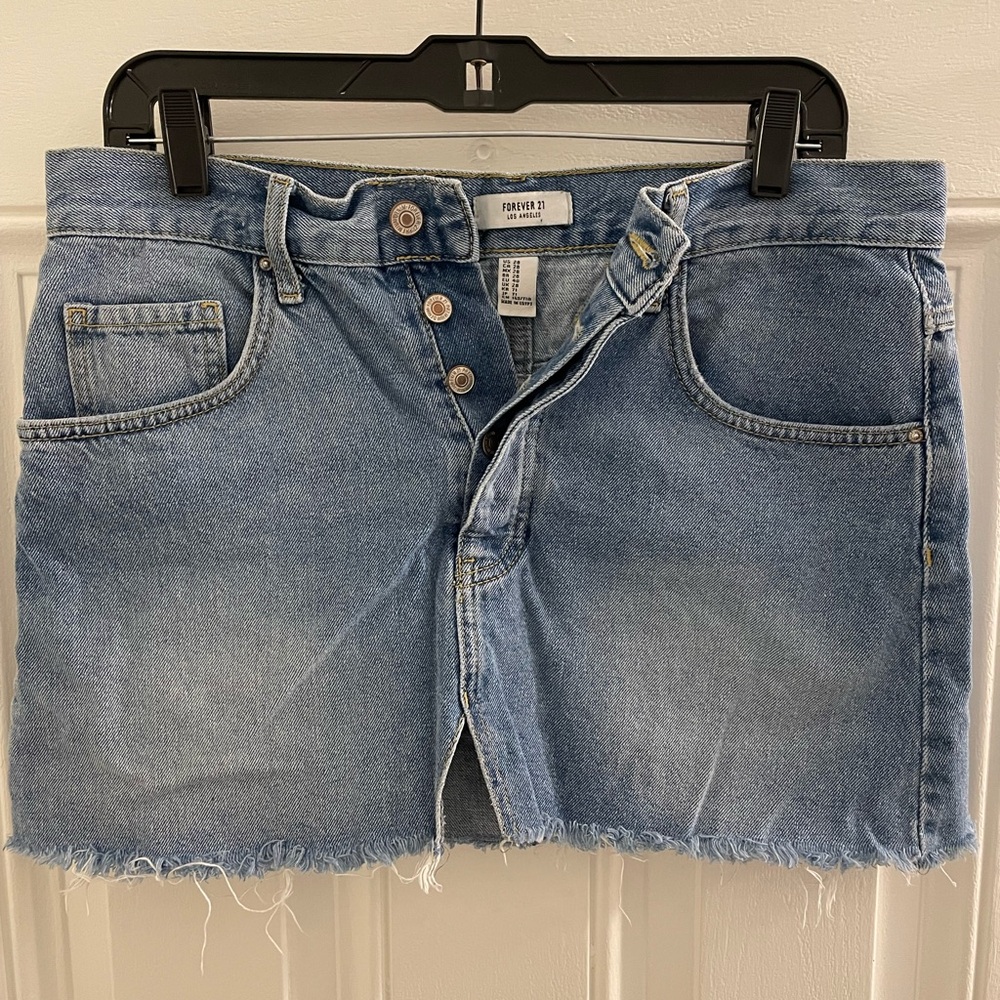 Forever 21 Miniskirt Jeans style Size 28